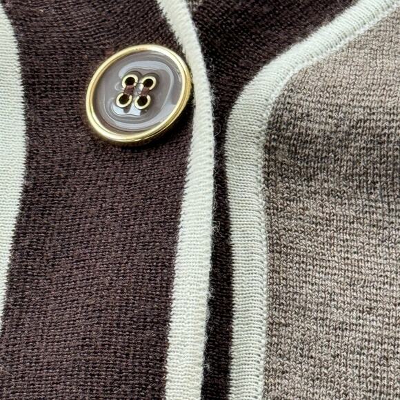 Tuckernuck Lauren Cardigan Sweater Wool Brown Oversized‎ Size XXL - Picture 6 of 9
